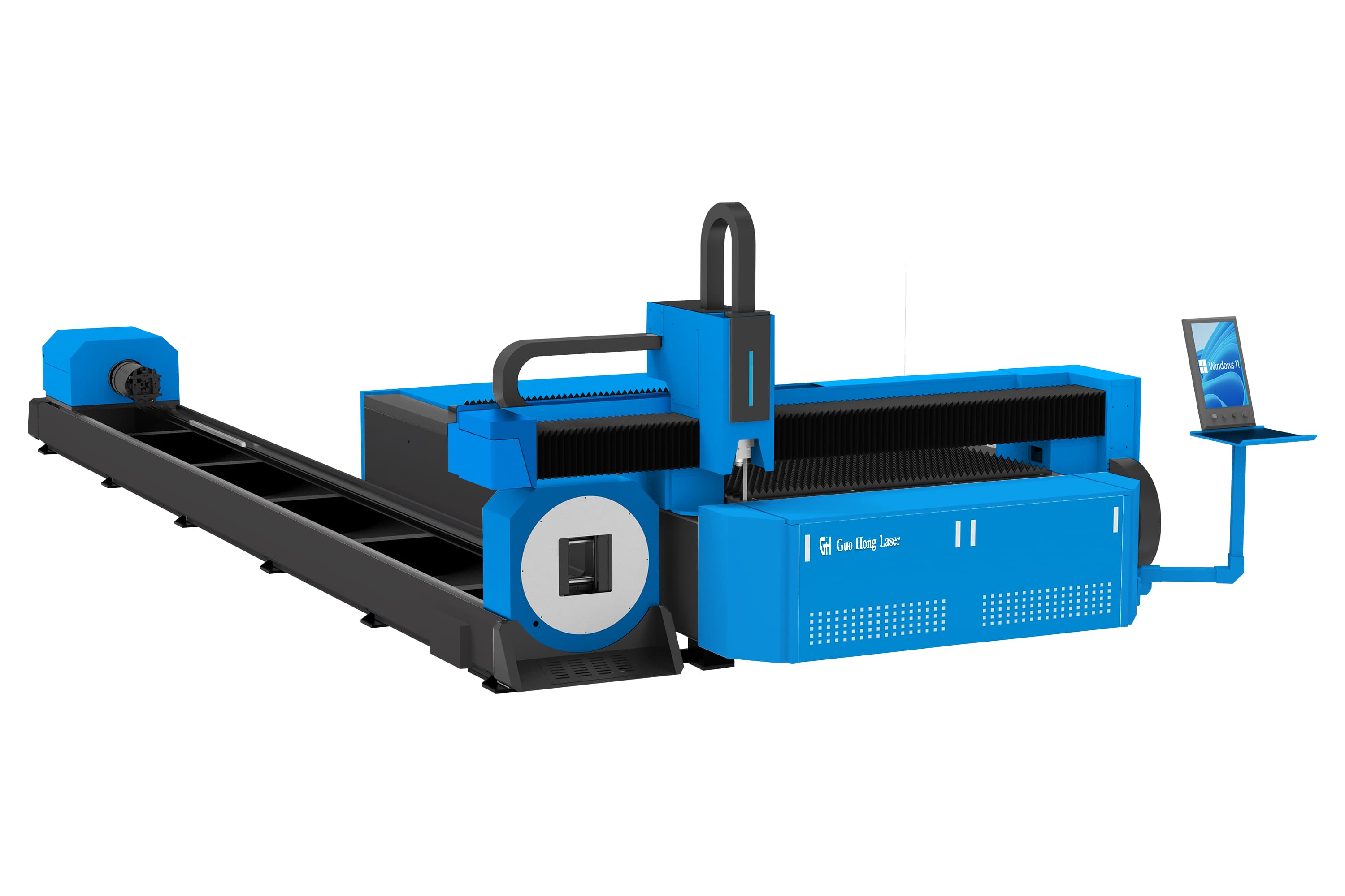 Boru ve Sac İkisi Bir Arada Lazer Kesim Makinesi